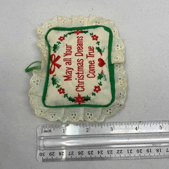 3.5-4” vintage RUSS pillow Christmas tree ornament decoration - Picture 3 of 14